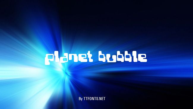 Planet Bubble example